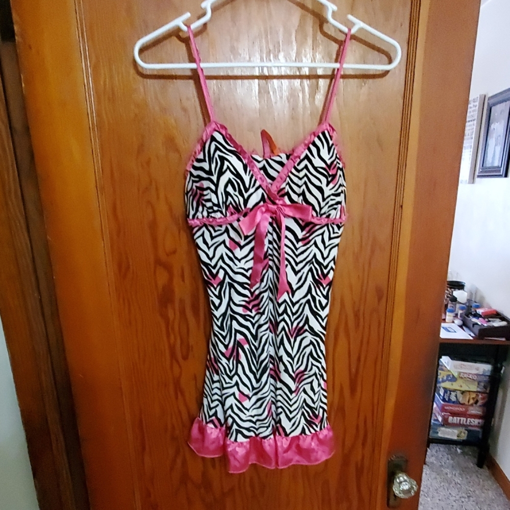 Zebra print chemise